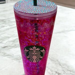 Starbucks Pink Glitter Tumbler